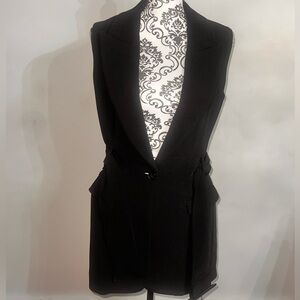 Express Classic Black Women's Sleeveless Blazer